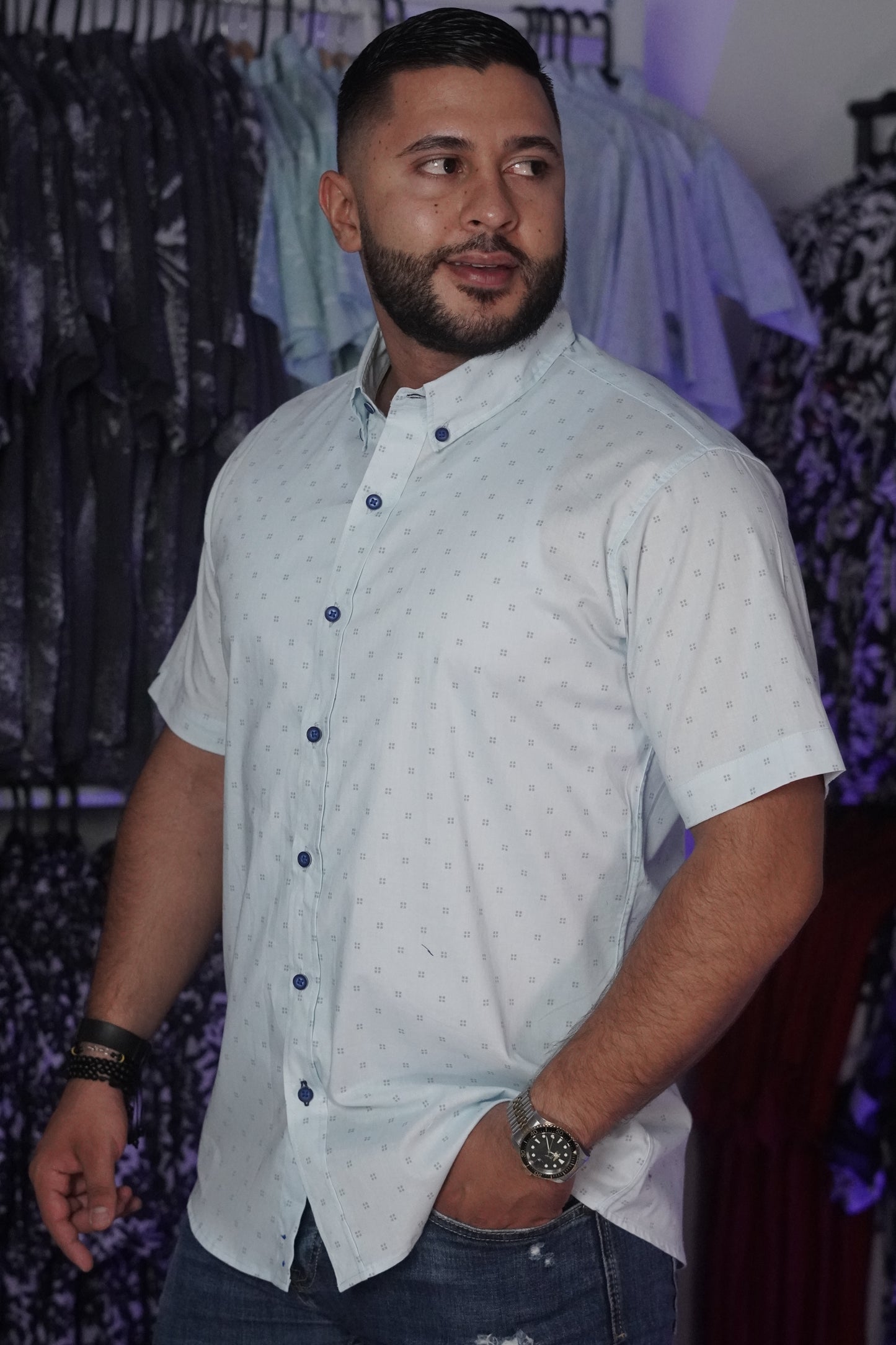 Camisa manga corta blanca