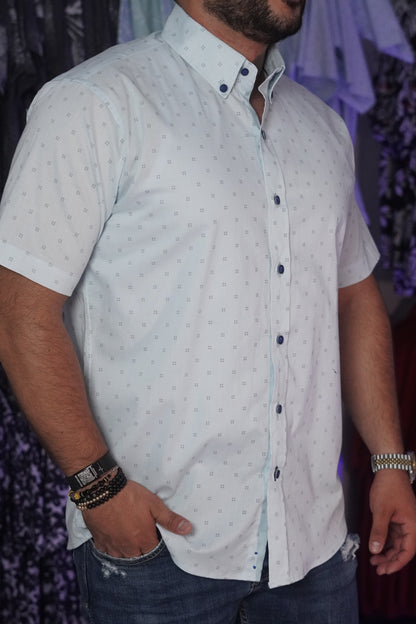Camisa manga corta blanca