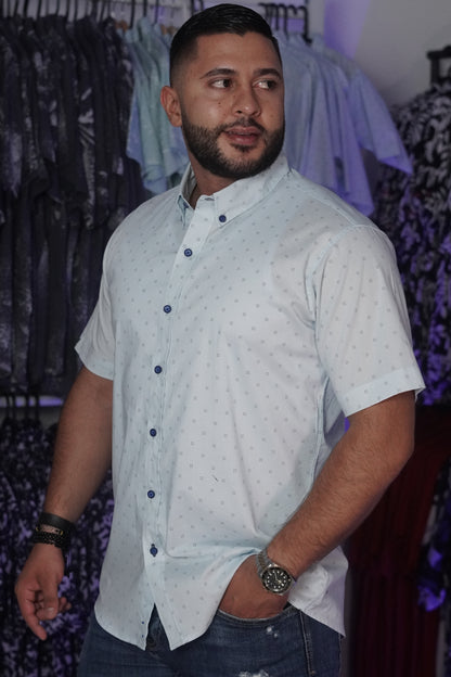 Camisa manga corta blanca
