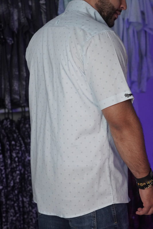 Camisa manga corta azul claro