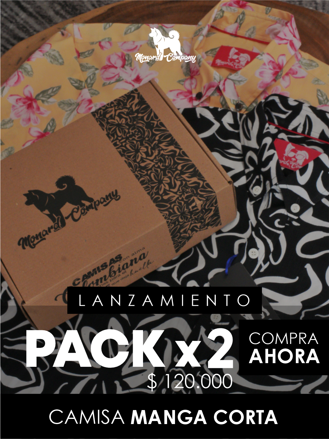 Pack X2 Camisa manga corta