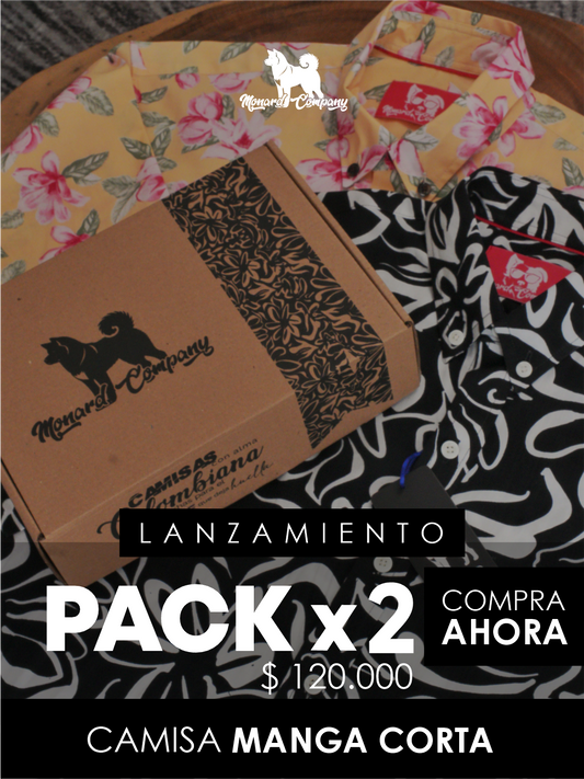 Pack X2 Camisa manga corta